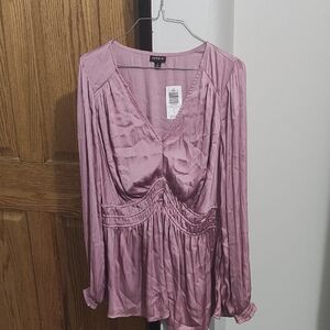 Zara Mauve Blouse